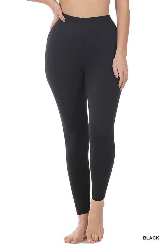,.SI-24891 Premium Microfiber Full Length Leggings