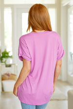 Load image into Gallery viewer, Absolute Favorite V-Neck Top in Orchid
