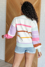 Load image into Gallery viewer, Flawless Features Striped Sweater
