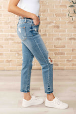 Load image into Gallery viewer, Frankie High Waist Distressed Boyfriend Jeans
