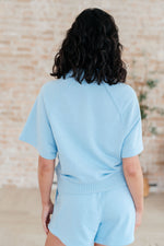 Load image into Gallery viewer, Meet Me by the Pier Collared Top in Sky Blue
