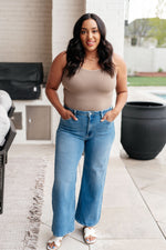 Load image into Gallery viewer, PREORDER: High Rise Wide Leg Jeans in Three Colors
