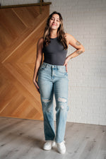 Load image into Gallery viewer, Patricia High Rise Rigid Magic 90&#39;s Straight Jeans
