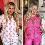 Load image into Gallery viewer, PREORDER: Luxe Pajama Lounge Set in Two Prints
