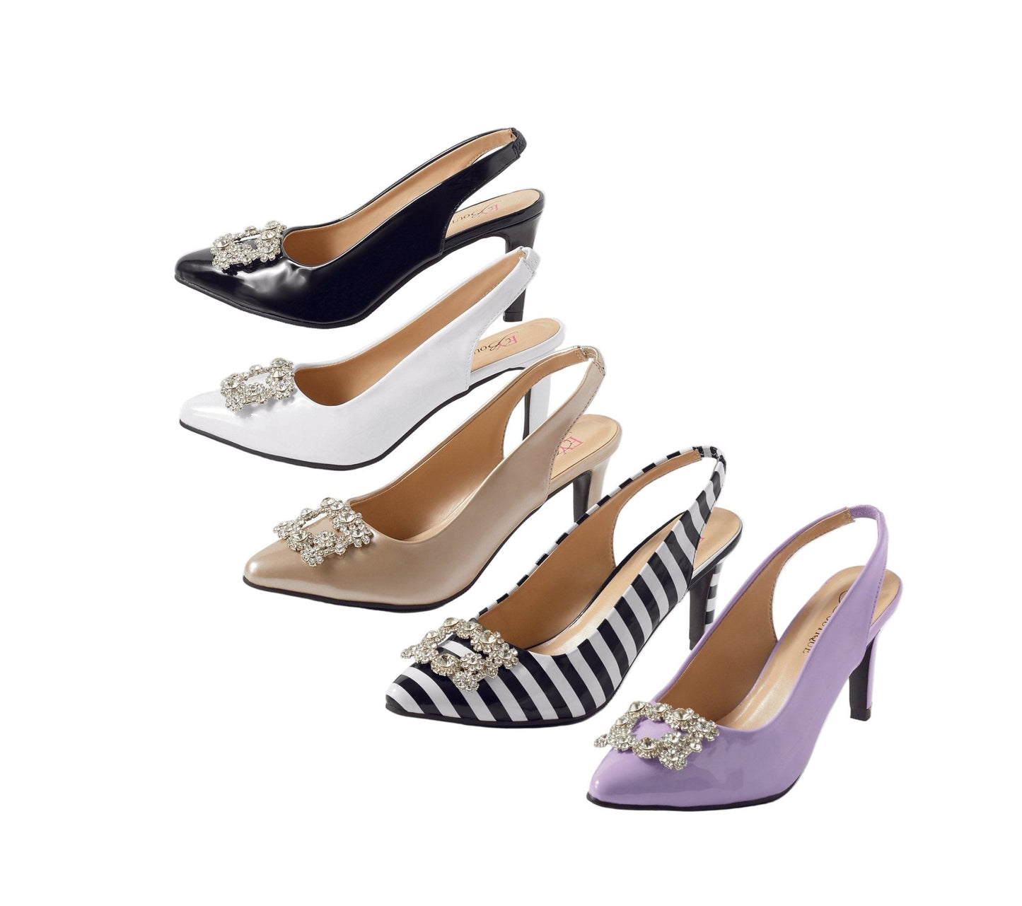 Beautifully Buckled Slingback Sandal by EY Boutique