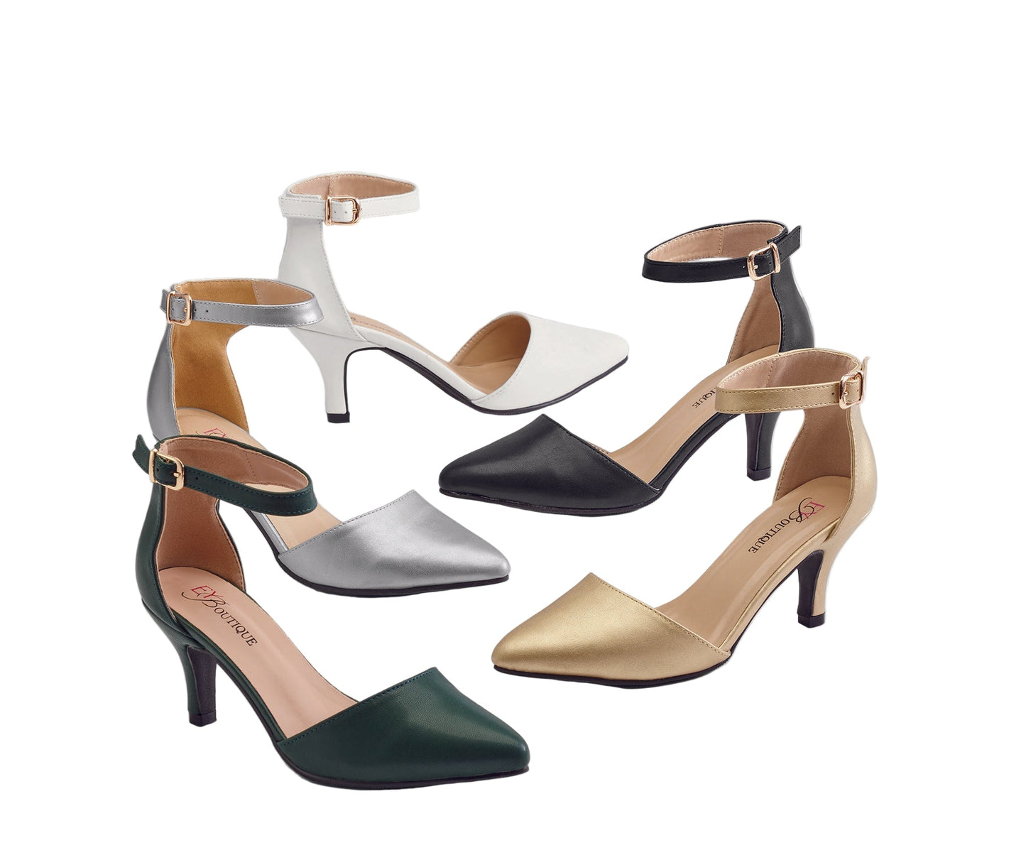 Simply Perfect Ankle-Strap Pump by EY Boutique