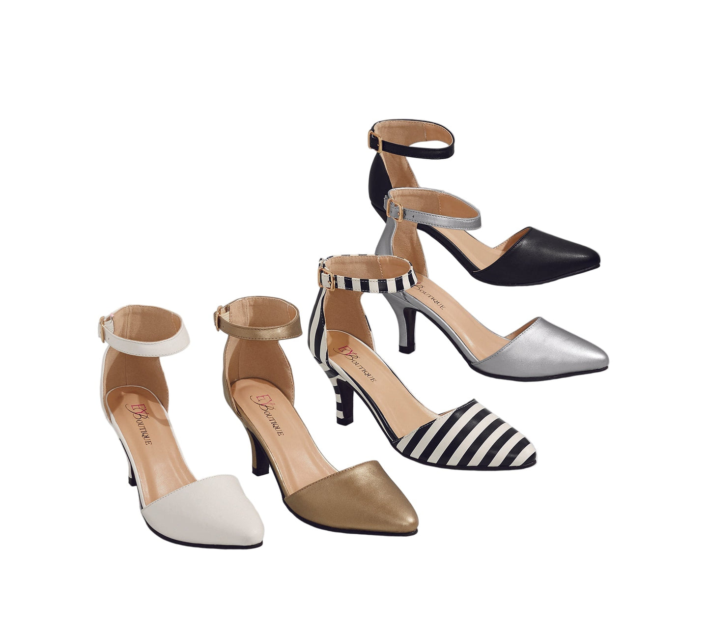 Simply Perfect Ankle-Strap Pump by EY Boutique