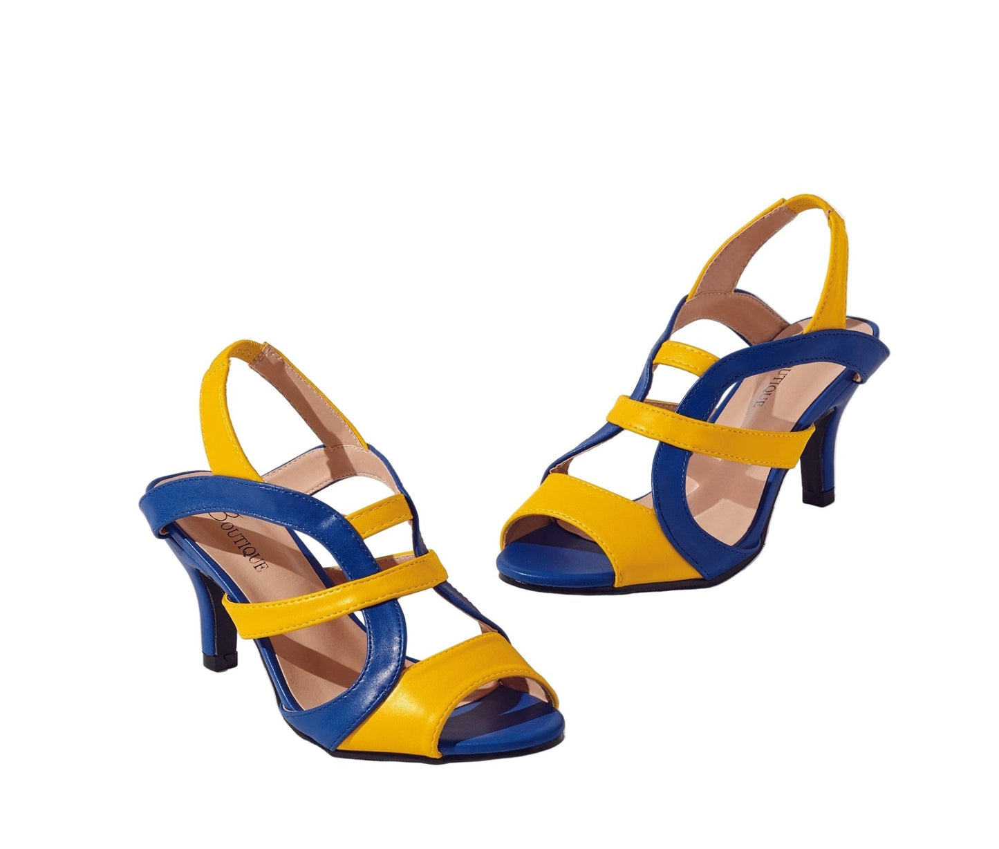 Bands of Color Strappy Sandals by EY Boutique