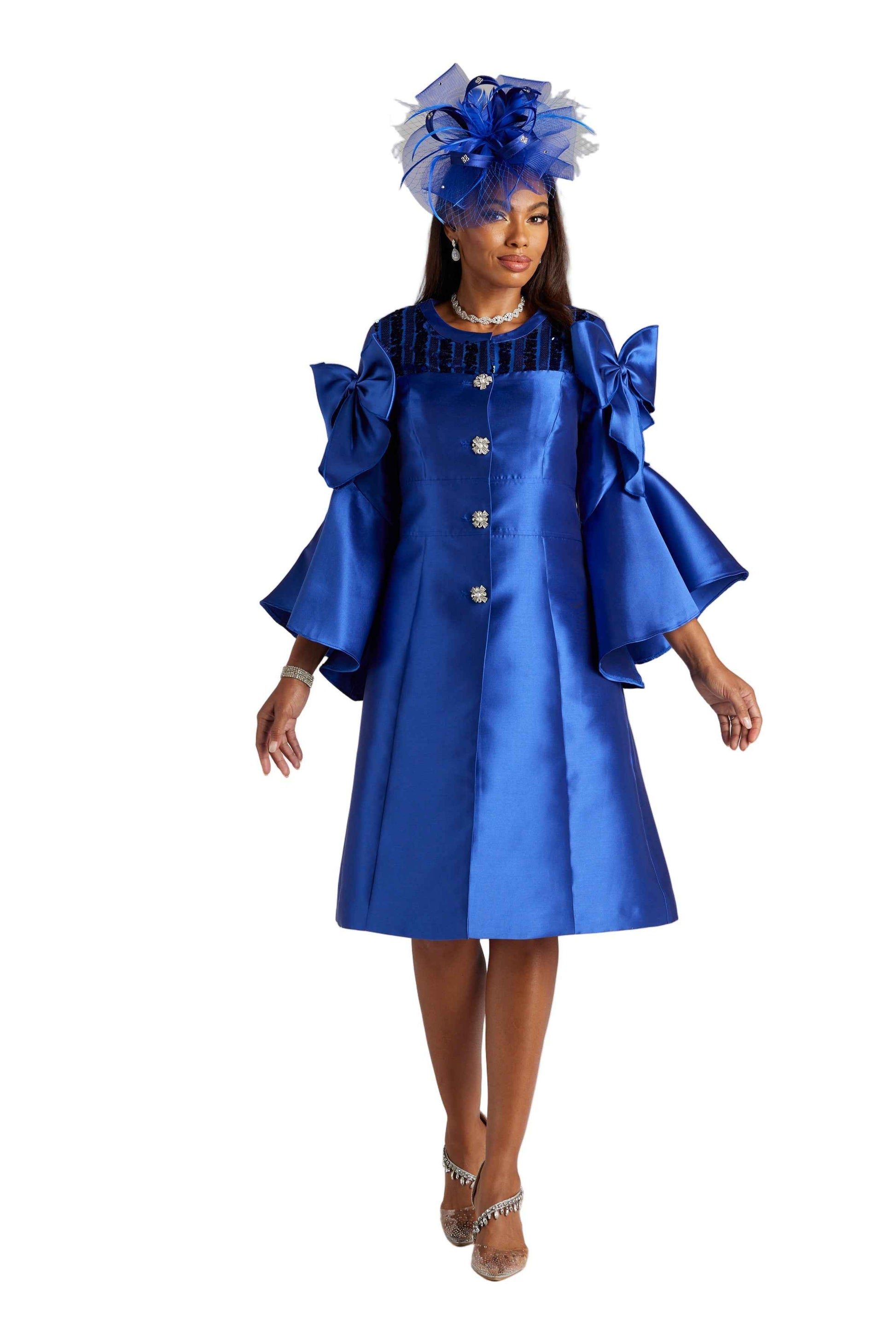 CASCADE OF SLEEVES JACKET DRESS