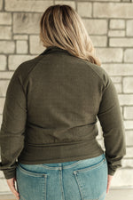 Load image into Gallery viewer, Where Are You Zip Up Jacket in Olive
