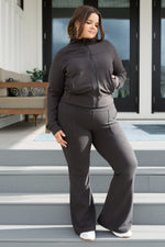 Load image into Gallery viewer, Where Are You Zip Up Jacket in Black
