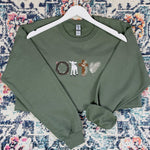 Load image into Gallery viewer, Easter Symbols Embroidered Sweatshirt
