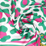 Load image into Gallery viewer, AKA Sorority Leopard Print Square Scarf for Women
