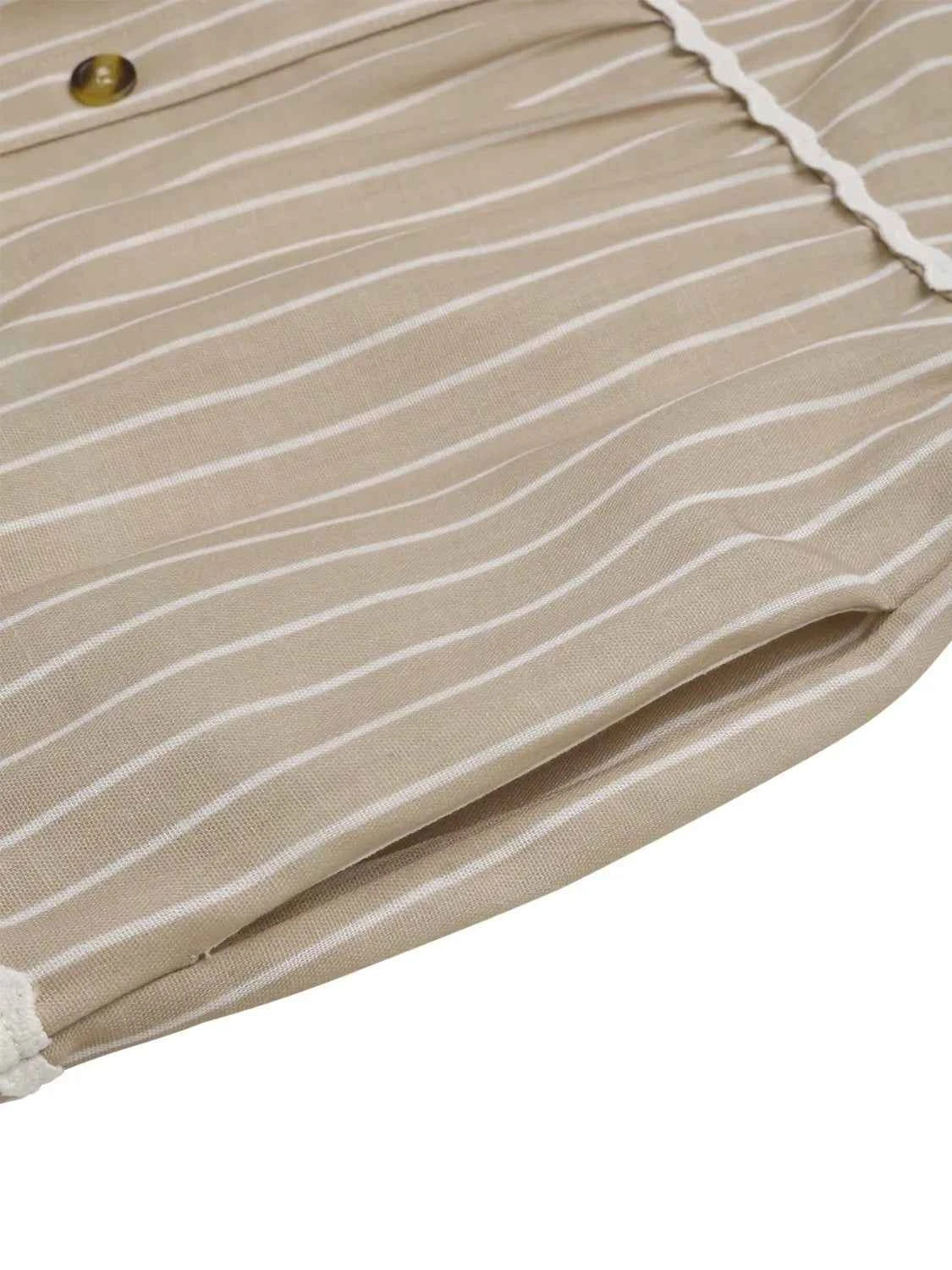 Striped V-Neck Cami Dress