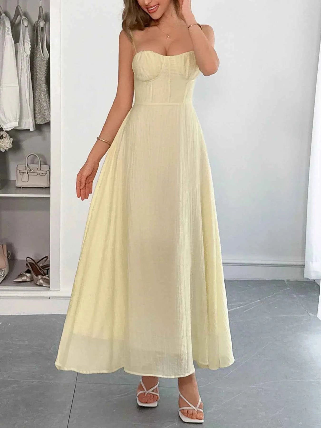 Sweetheart Neck Cami Dress