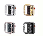 Load image into Gallery viewer, Rhinestone Crystal Bling Apple Watch Case Frame
