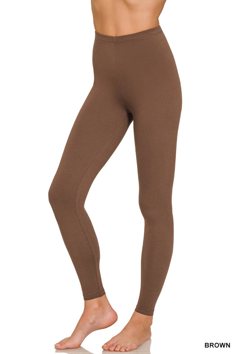 ,.SI-16126 Premium Microfiber Full Length Leggings