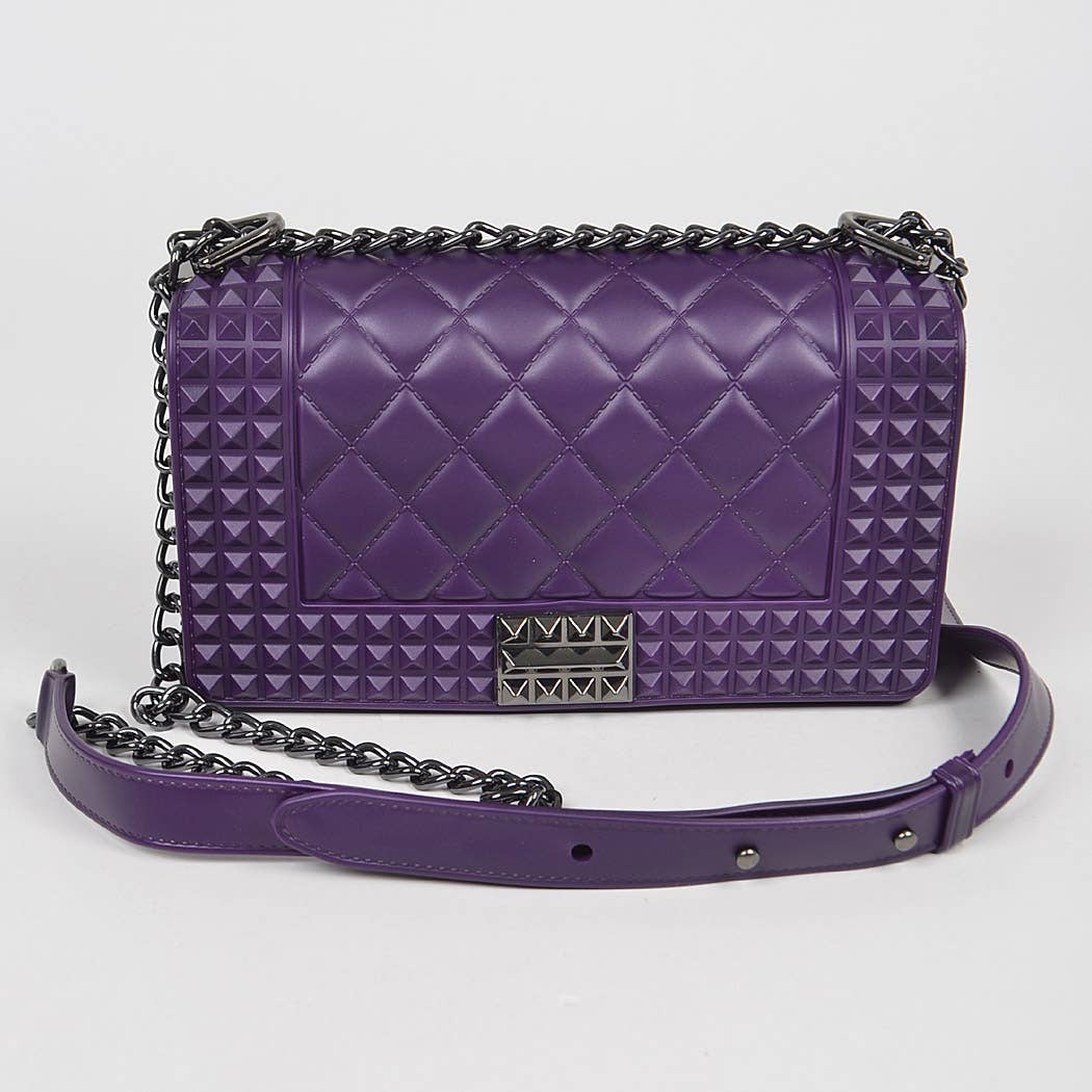 Studded Monotone Clutch