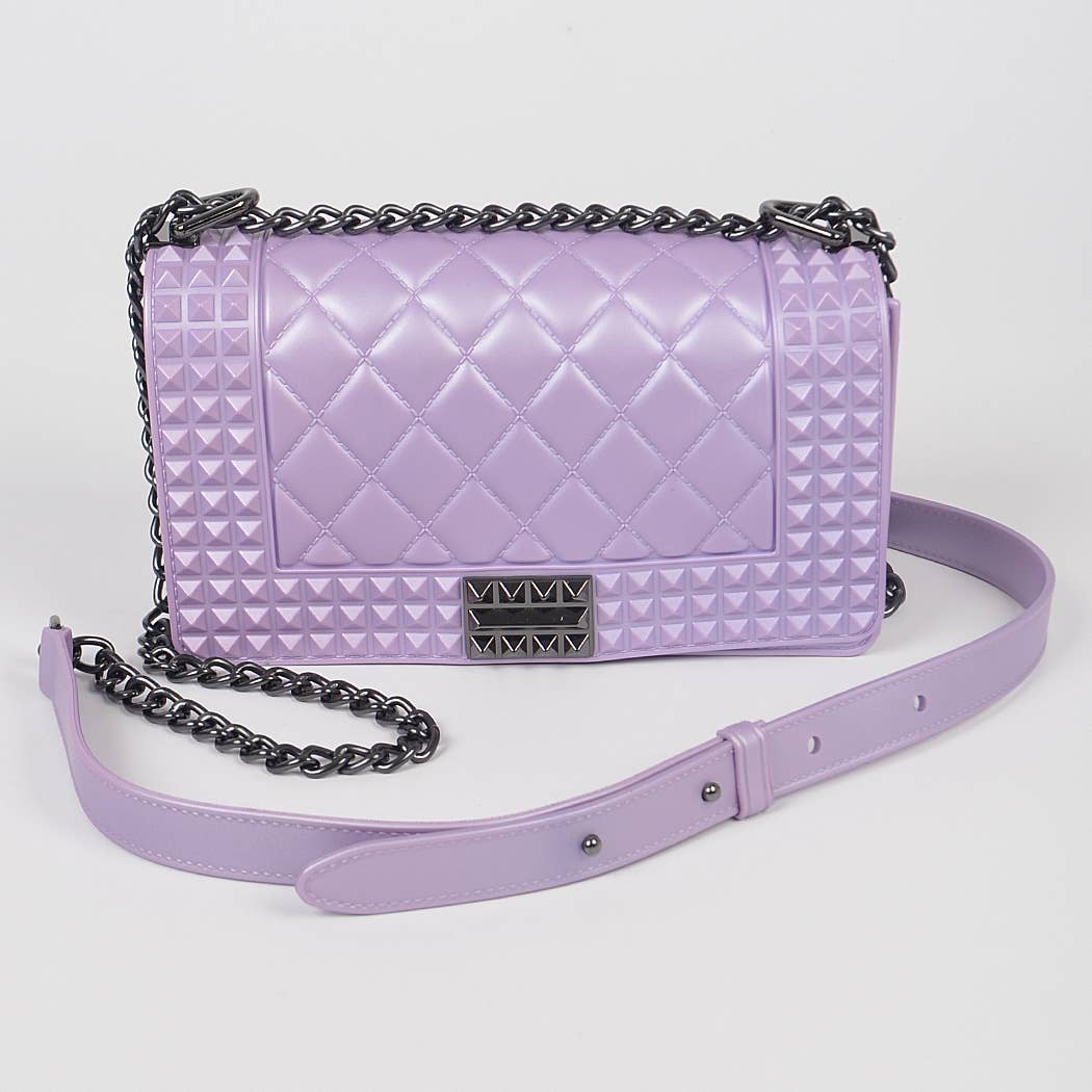 Studded Monotone Clutch