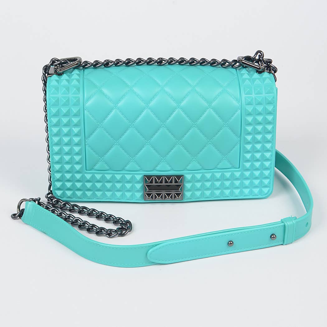 Studded Monotone Clutch