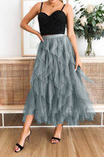 Load image into Gallery viewer, A-line Long Tulle Skirts
