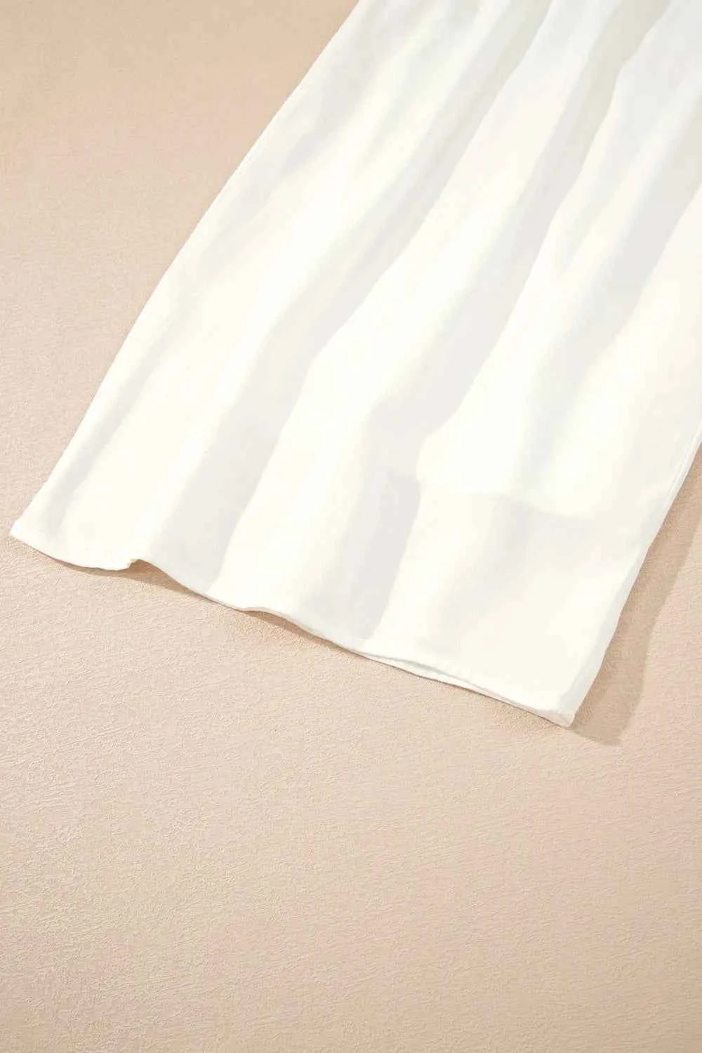 Flowy Wide Leg Pants with Drawstring Waist