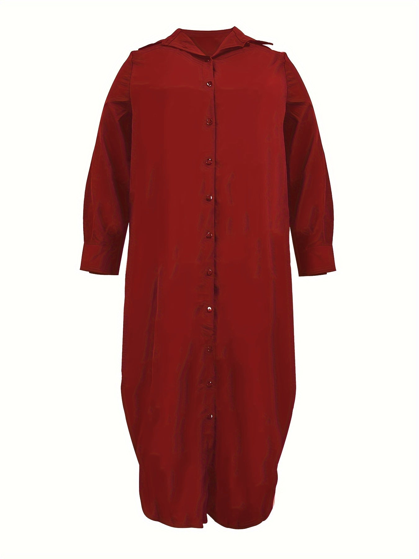 Elegant Long Black Tee Shirt Dress – Button Front Maxi Shirt Dress