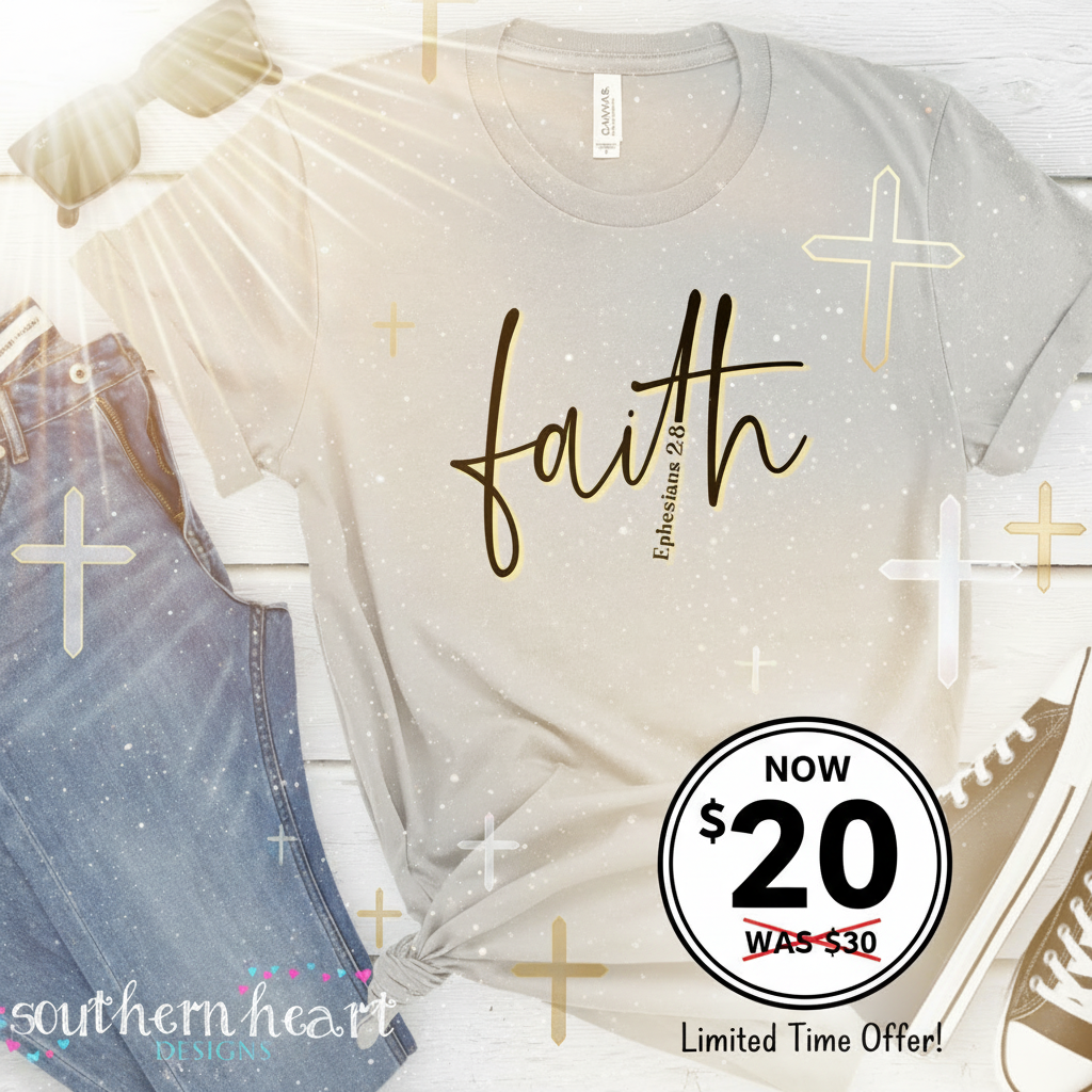 Faith T-Shirt Social Media Banner