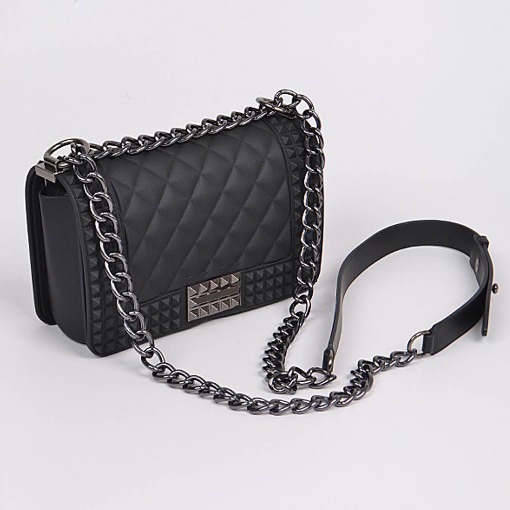 Studded Monotone Clutch