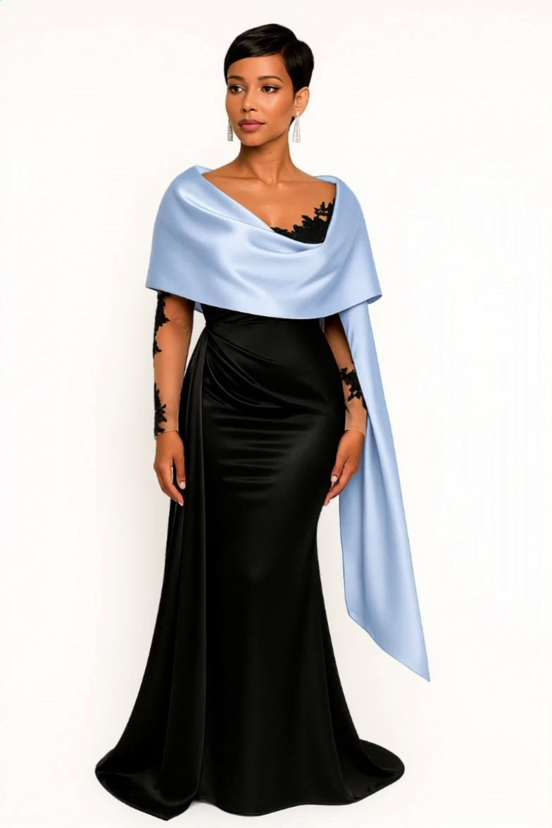 Video of a women wearing the shawl