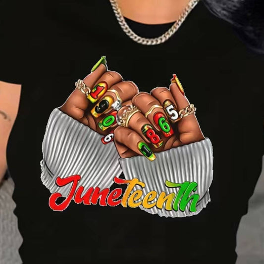 Juneteenth- Crew Neck Tee Shirt