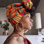 Load image into Gallery viewer, Turban Scarf Kente Style Head Wraps
