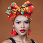 Load image into Gallery viewer, Turban Scarf Kente Style Head Wraps
