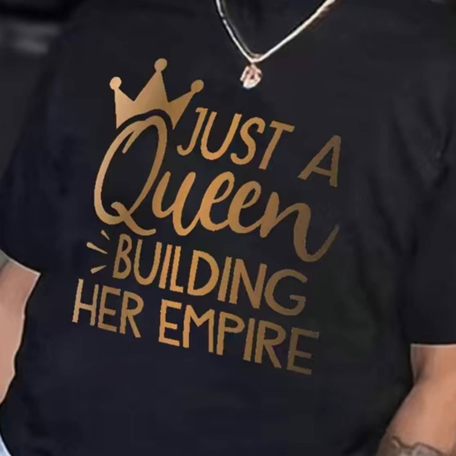 Just A Queen Building Her Empire Tee Shirt