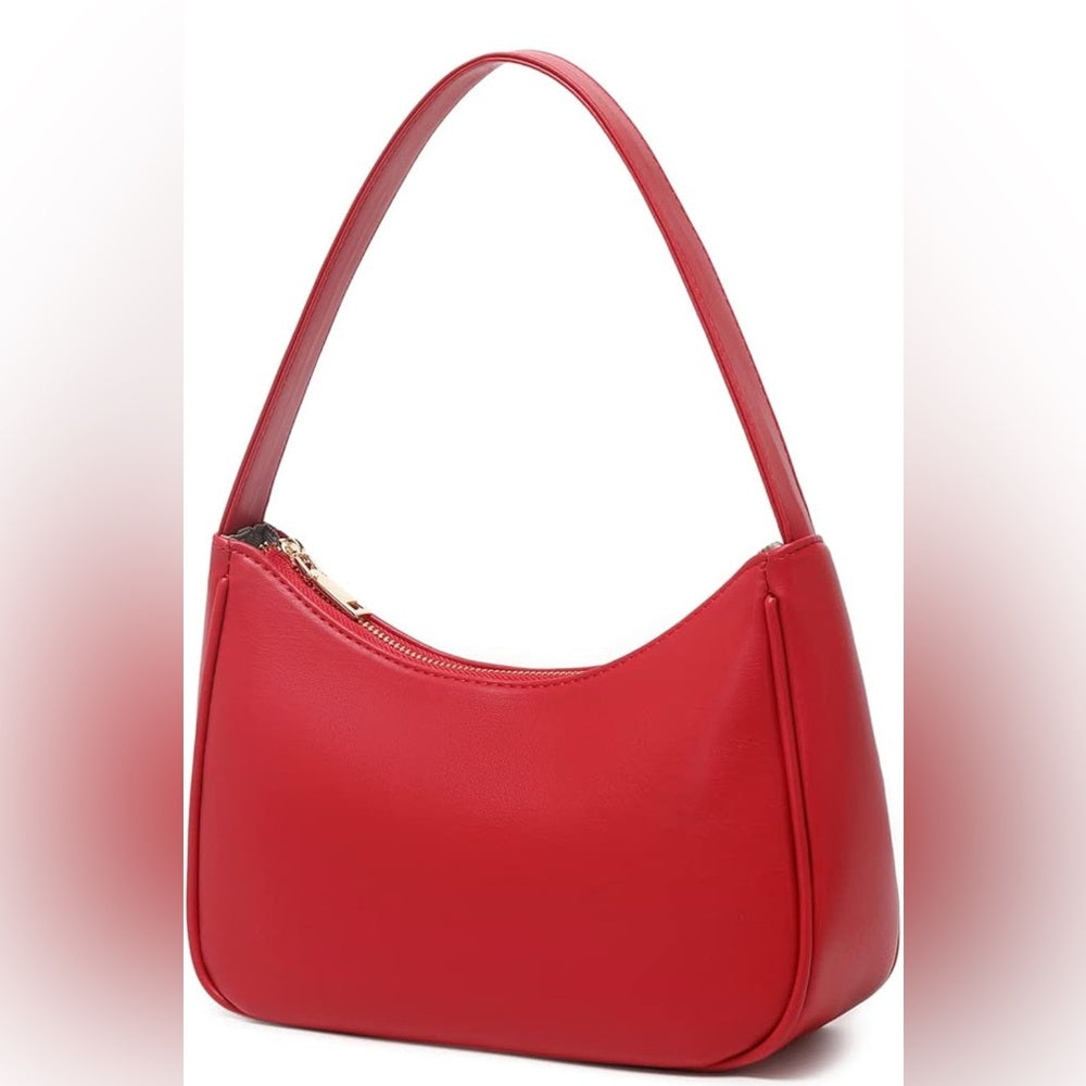 Hobo Tote Handbag Mini Clutch Purse with Zipper Closure