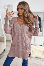Load image into Gallery viewer, Oversized Cozy up Knit Sweater - Passion of Essence Boutique
