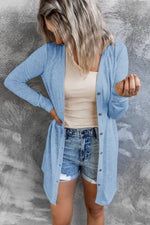 Load image into Gallery viewer, Solid Color Single-Breasted Cardigan - Passion of Essence Boutique
