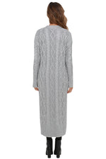 Load image into Gallery viewer, Cable Knit Long Cardigan - Passion of Essence Boutique
