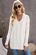 Load image into Gallery viewer, Oversized Cozy up Knit Sweater - Passion of Essence Boutique
