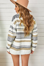 Load image into Gallery viewer, Colorblock Open Front Cardigan - Passion of Essence Boutique
