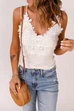 Load image into Gallery viewer, Lace Double Spaghetti Strap Cami Top
