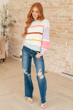 Load image into Gallery viewer, Flawless Features Striped Sweater
