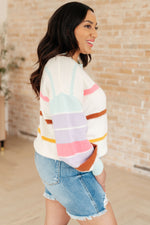 Load image into Gallery viewer, Flawless Features Striped Sweater
