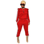 Load image into Gallery viewer, Long Sleeve Solid Color Hoodie Sweatsuit Jogging Suit - Passion of Essence Boutique
