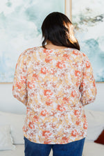 Load image into Gallery viewer, Marigold Dreams Floral Blouse
