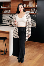 Load image into Gallery viewer, Weekend Adventure Striped Longline Cardigan
