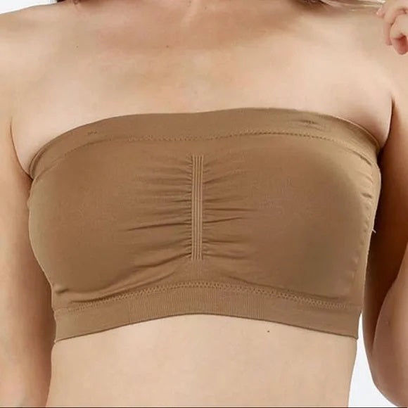 Zenana Plus Size Smoothing Solutions Wireless Bandeau - Passion of Essence Boutique