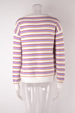 Load image into Gallery viewer, Round Neck Long Sleeve Striped Sweater - Passion of Essence Boutique
