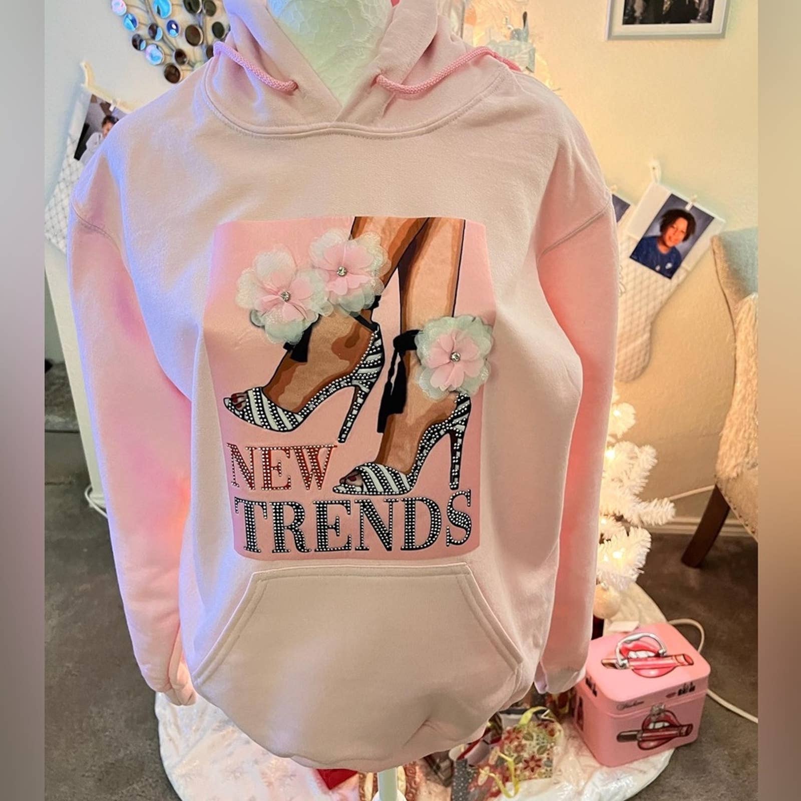 Heels Oversized Hoodie Shirts Custom Design - Passion of Essence Boutique