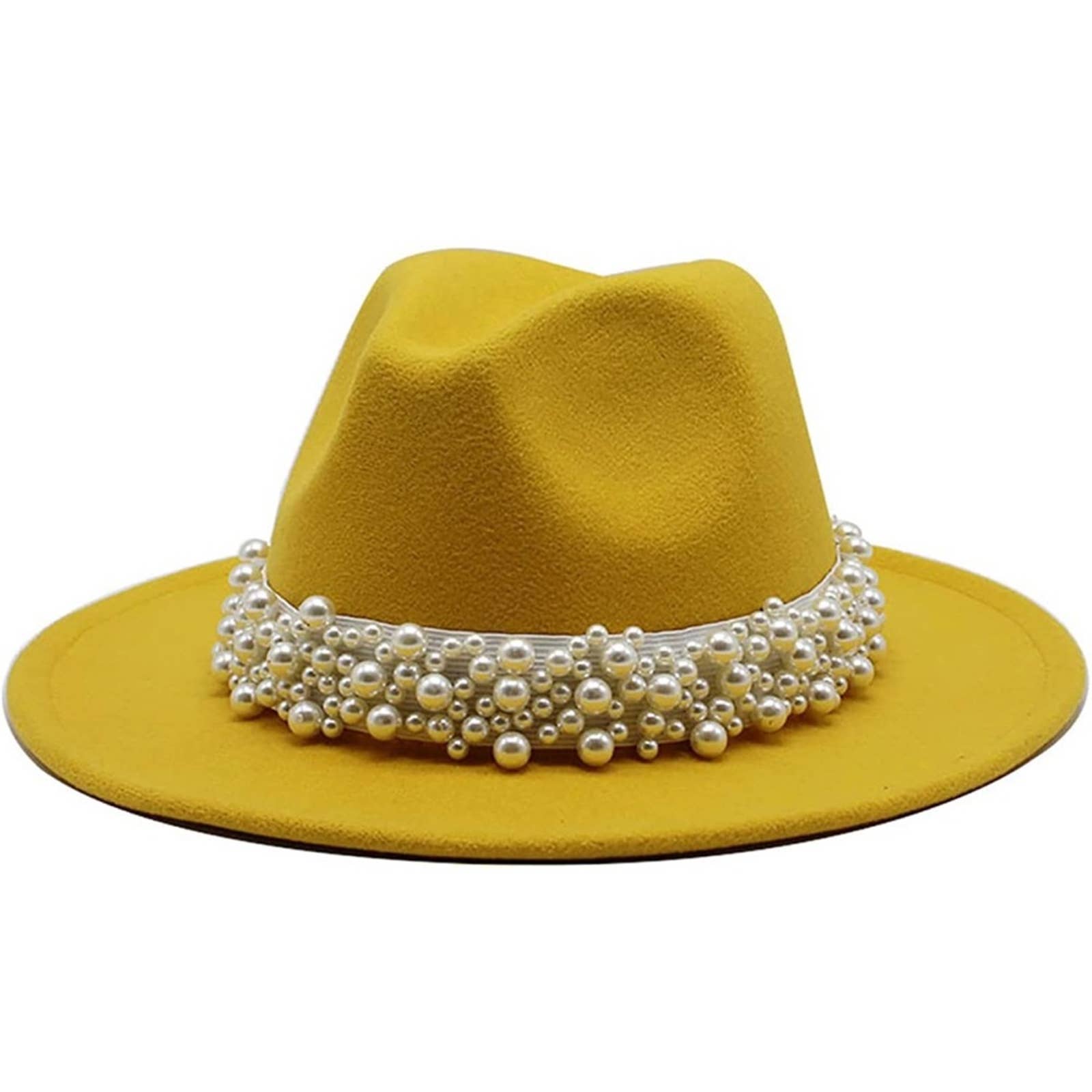 Pearl Stretch Band For Fedora Hats - Passion of Essence Boutique